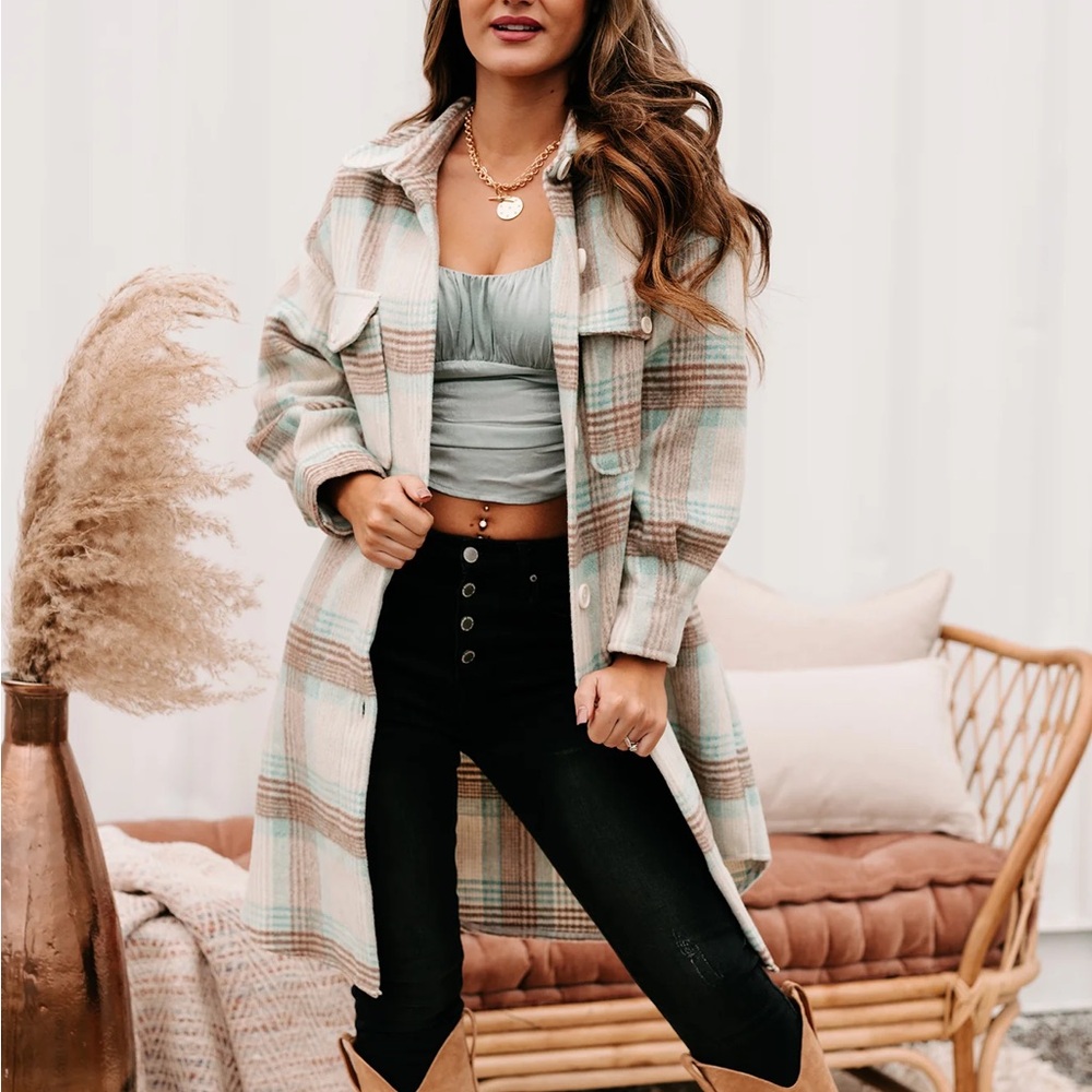 NASTY GAL - Plaid Women's Coat